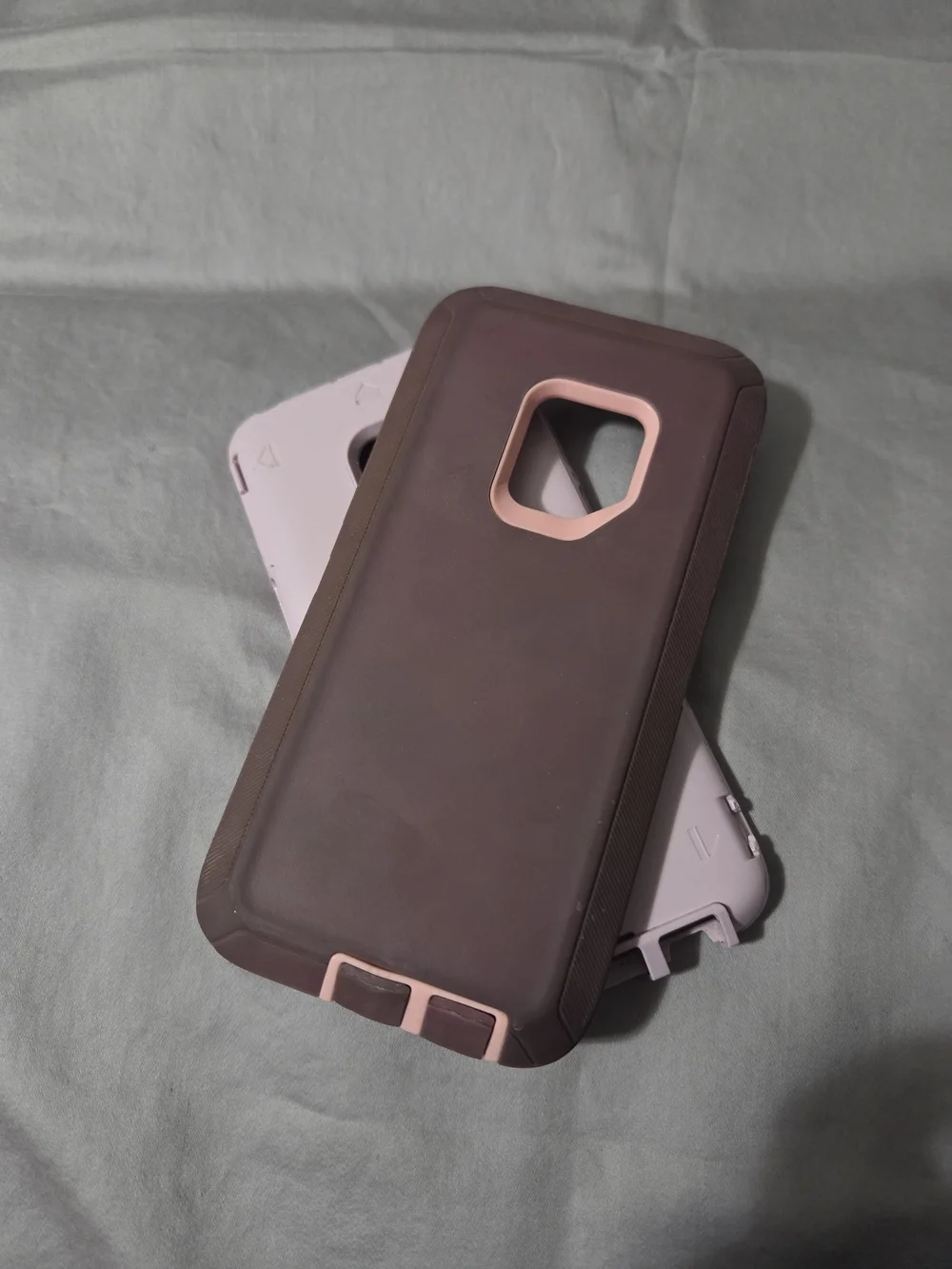 OtterBox Dual-Layer Phone Case Plus A Second Generic Case In Purple